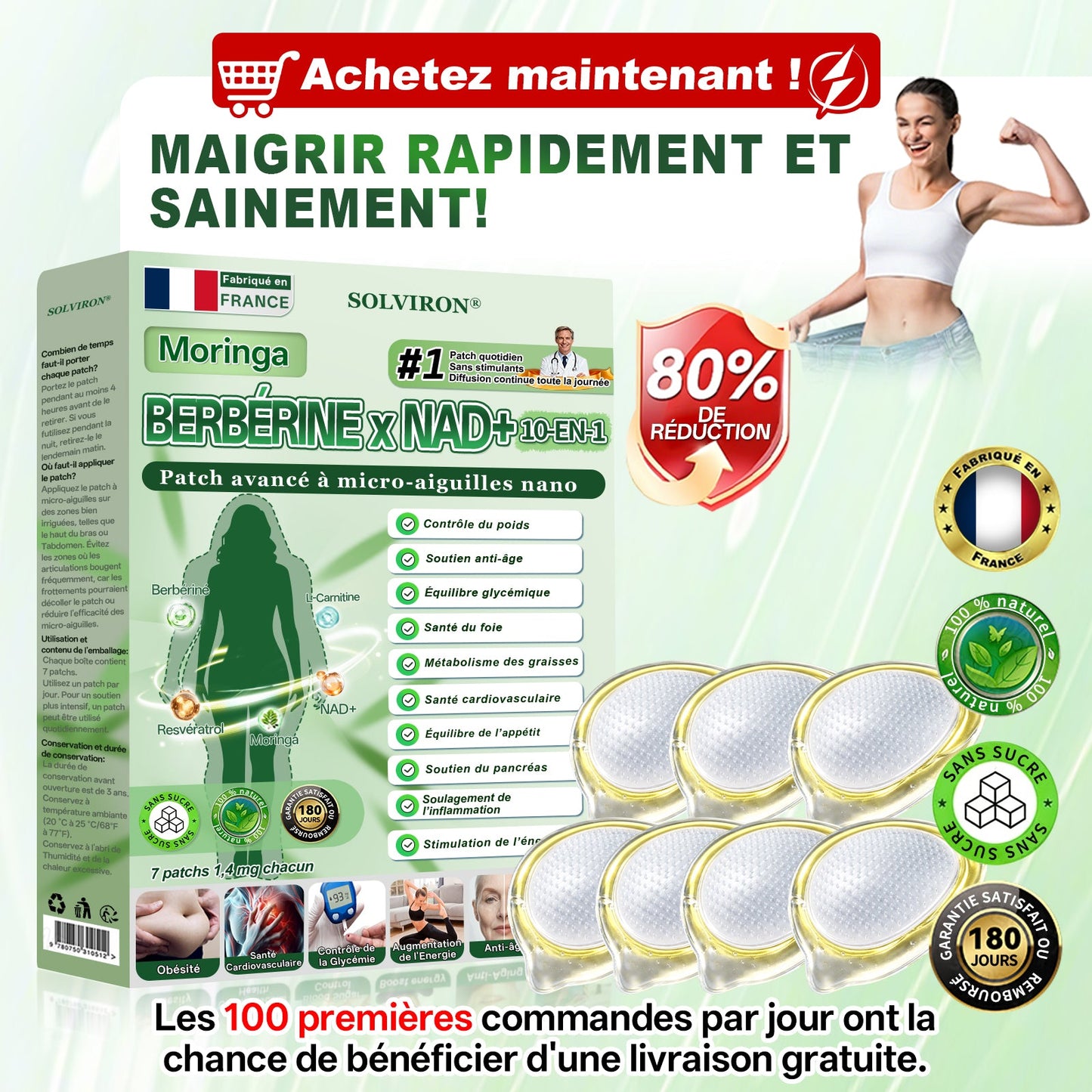 𝐅𝐨𝐫𝐦𝐮𝐥é 𝐩𝐚𝐫 𝐝𝐞𝐬 𝐌é𝐝𝐞𝐜𝐢𝐧𝐬🇫🇷⏳|𝐒𝐎𝐋𝐕𝐈𝐑𝐎𝐍®  𝐌𝐨𝐫𝐢𝐧𝐠𝐚 𝐁𝐞𝐫𝐛𝐞𝐫𝐢𝐧𝐞 × 𝐍𝐀𝐃+ 𝐏𝐚𝐧𝐬𝐞𝐦𝐞𝐧𝐭 𝐌𝐢𝐜𝐫𝐨-𝐀𝐢𝐠𝐮𝐢𝐥𝐥𝐞𝐬 𝐀𝐯𝐚𝐧𝐜é 𝟏𝟎-𝐞𝐧-𝟏 (𝐑é𝐬𝐮𝐥𝐭𝐚𝐭𝐬 𝐕𝐢𝐬𝐢𝐛𝐥𝐞𝐬 𝐞𝐧 𝟕 𝐉𝐨𝐮𝐫𝐬)